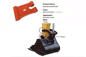 Factory best selling China Wanxin Ripper Plywood Box Excavator Parts Signal H link Bucket for Mining