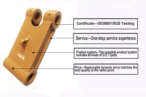 Factory best selling China Wanxin Ripper Plywood Box Excavator Parts Signal H link Bucket for Mining