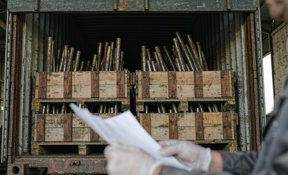 How to Inspect a Container of Excavator Parts on Arrival